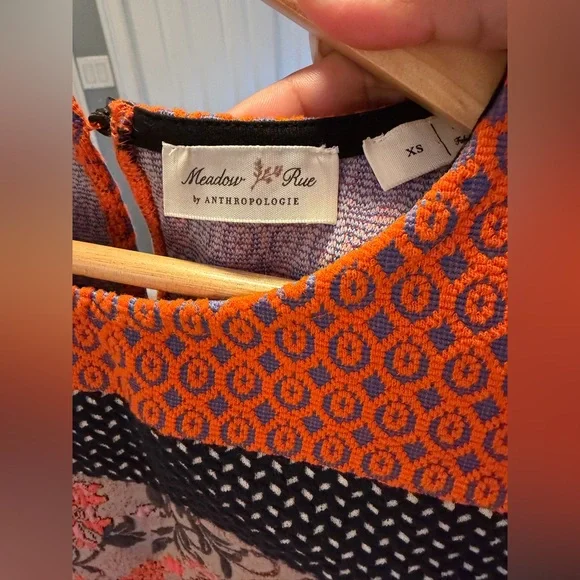 Anthropologie Meadow Rue Boho Floral Sleeveless Women’s Top. Size: XS - Picture 8 of 12